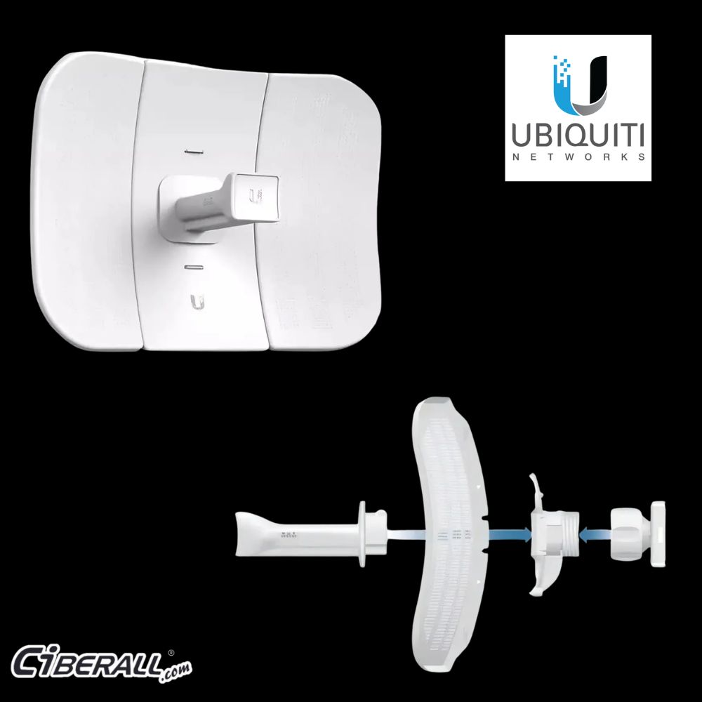 Antena Ubiquiti LiteBeam M5 (LBE-M5-23) 5.8 GHz 23 dBi | Incluye Fuente PoE