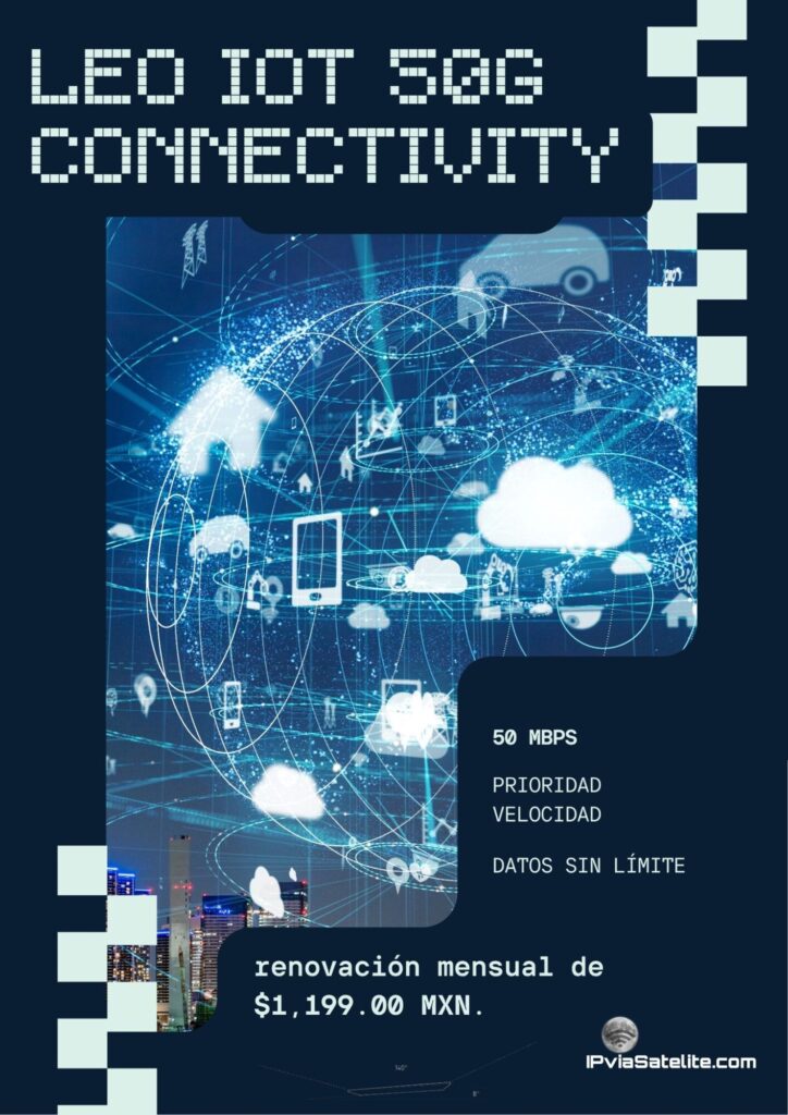 Plan IoT 50 GB (MRC) | Conectividad Satelital LEO Starlink | Gestión CiberALL