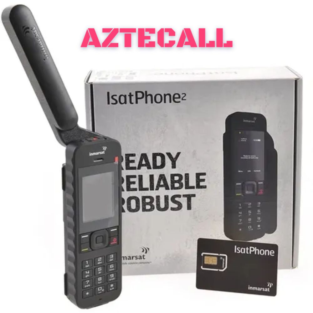 Teléfono Satelital IsatPhone (Inmarsat) con Servicio AzteCall | Cobertura Global