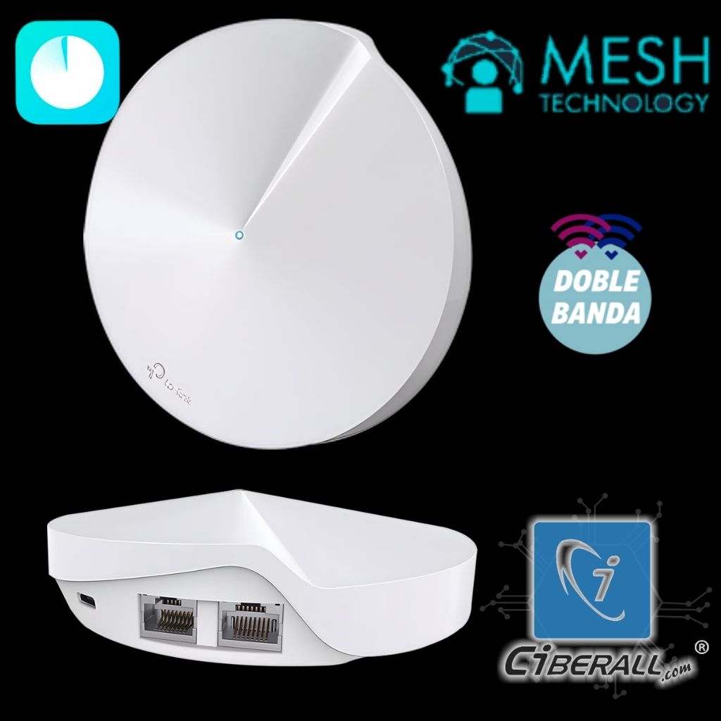 Router MESH TP-Link Deco M5 | Sistema Wi-Fi 5 AC1300 para Hogar (HomeCare)