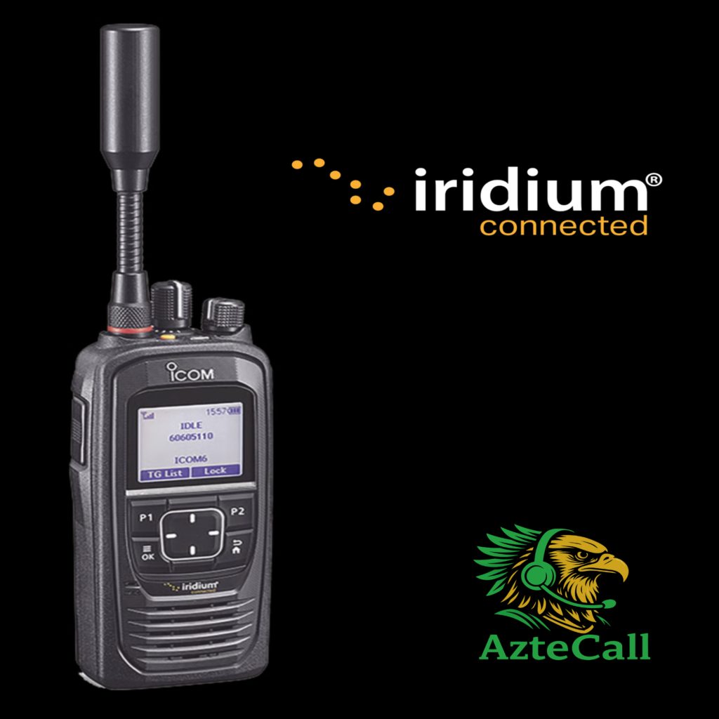 Radio Satelital ICOM IC-SAT100 Comunicacion PTT Global Red Iridium